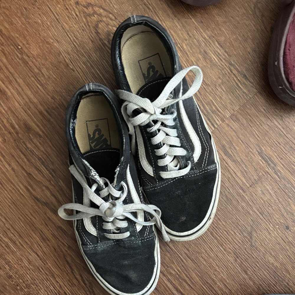 Vans Classic Black and White Sneakers